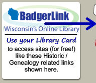 Use your Library Card to access sites (for free!) like these Historic / Genealogy related links shown here.