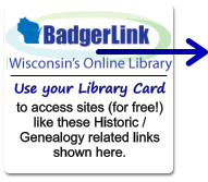Use your Library Card to access sites (for free!) like these Historic / Genealogy related links shown here.