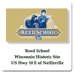 Reed School Wisconsin Historic Site US Hwy 10 E of Neillsville