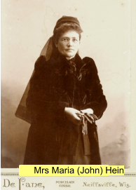Mrs Maria (John) Hein